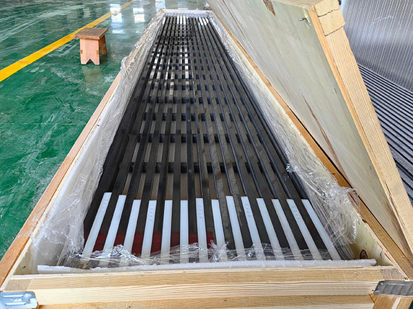 Placa curva de cerámica de nitrurde de sili.