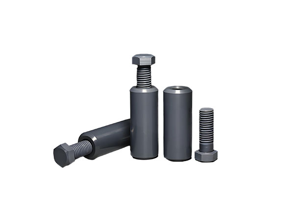Tornillos y tuercas de cerámica de nitrurde de sili.